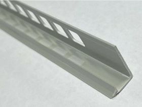 Профиль внутренний для плитки DECONIKA 10 мм 002-0 Светло-серый глянцевый